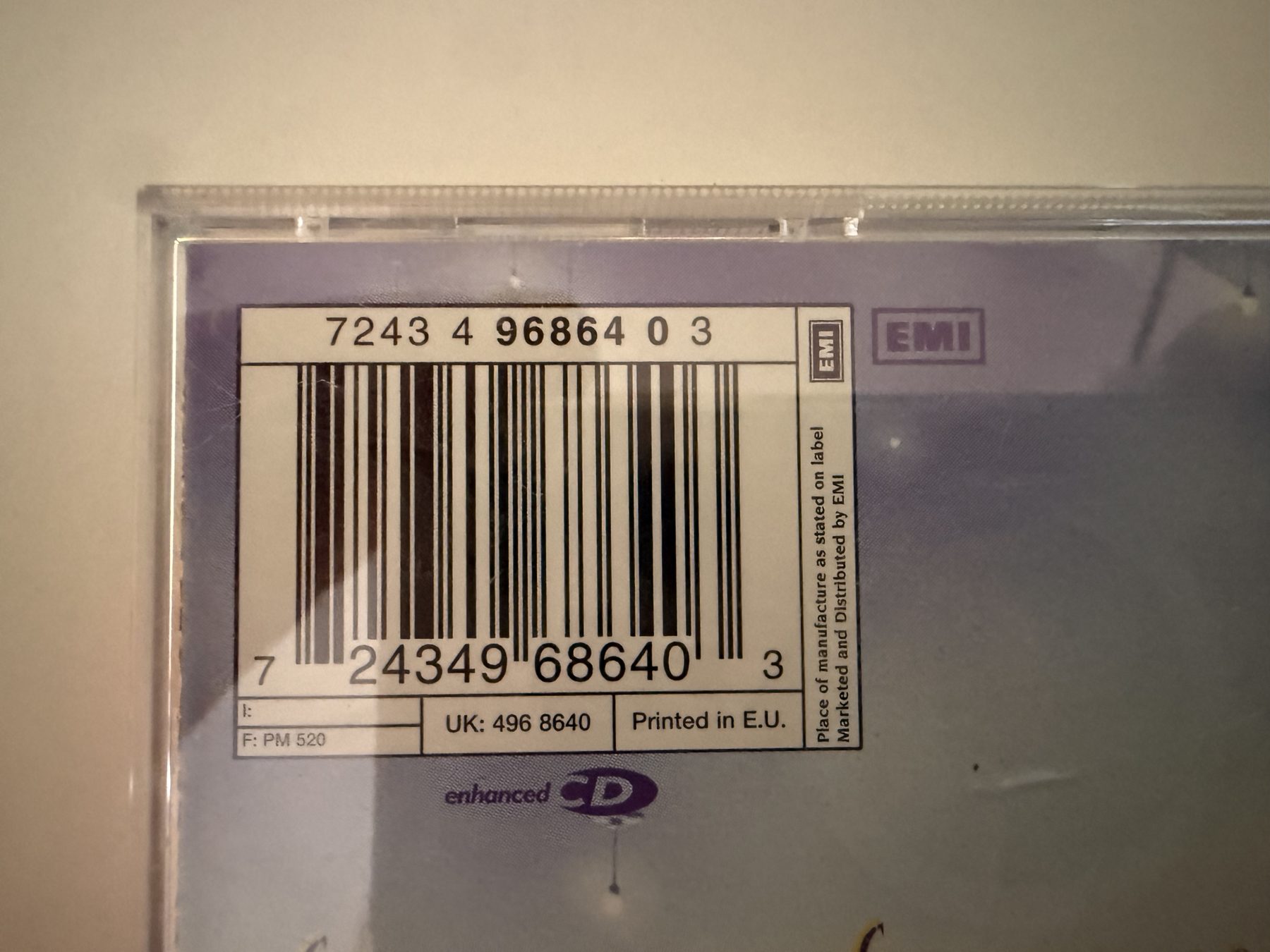 Photograph IMG_1779.jpg of pressing 105, UK & Europe