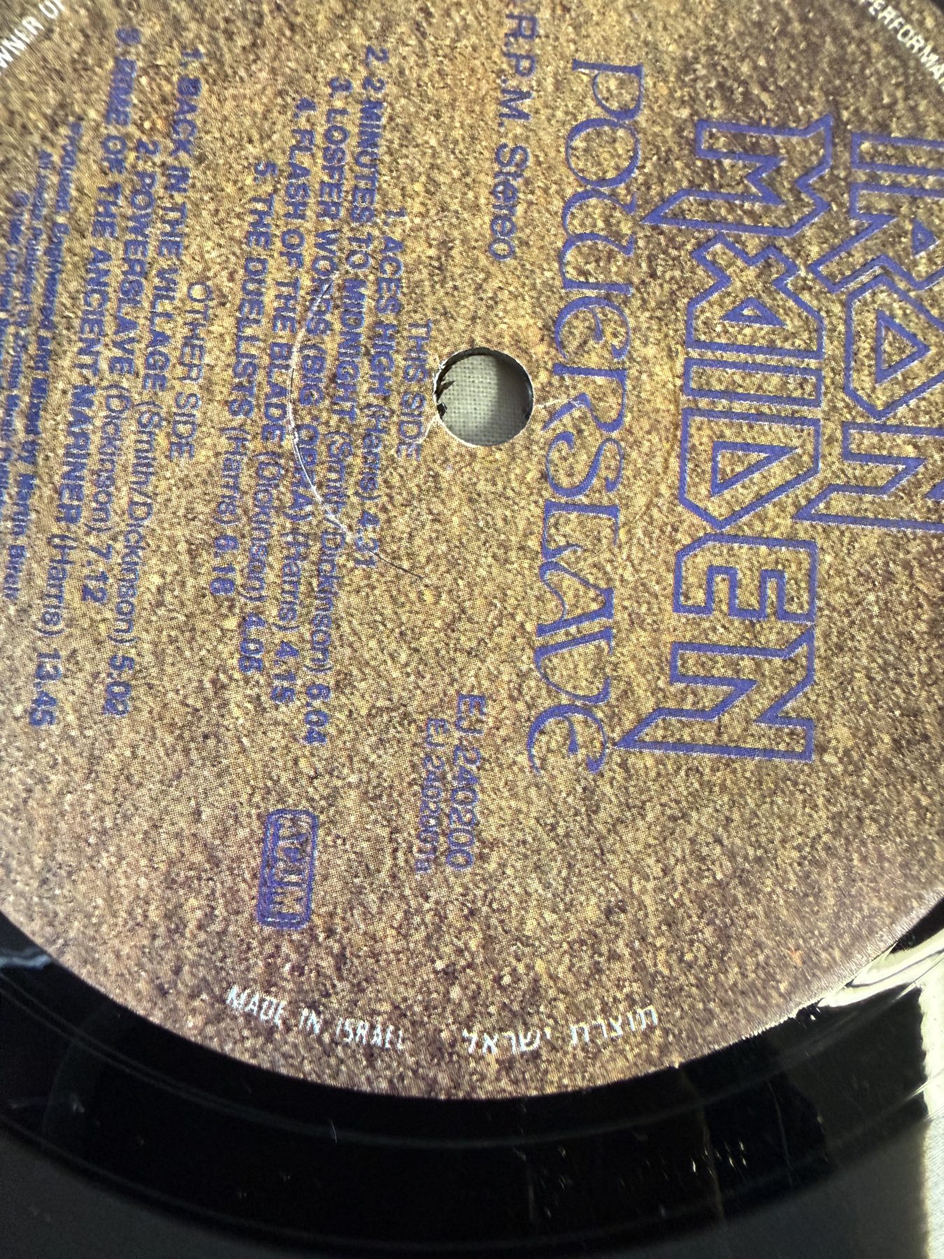Photograph IMG_2084.jpg of pressing 112, Israel