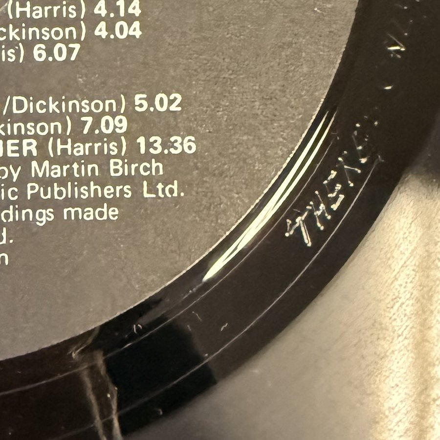 Label of pressing 118, Russia