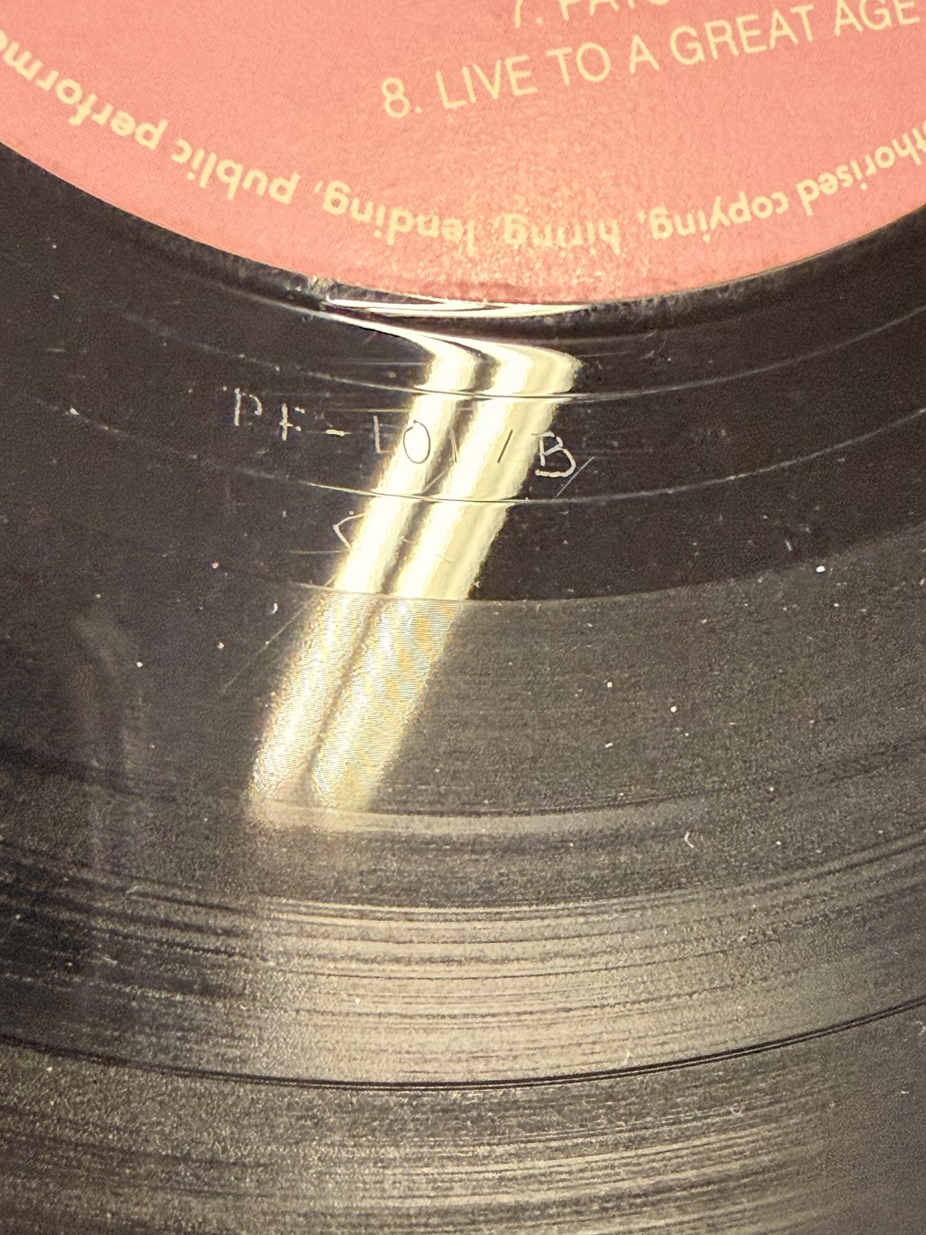 Photograph IMG_2384.jpg of pressing 120, Czechoslovakia