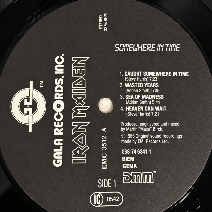 Label of pressing 136, Russia