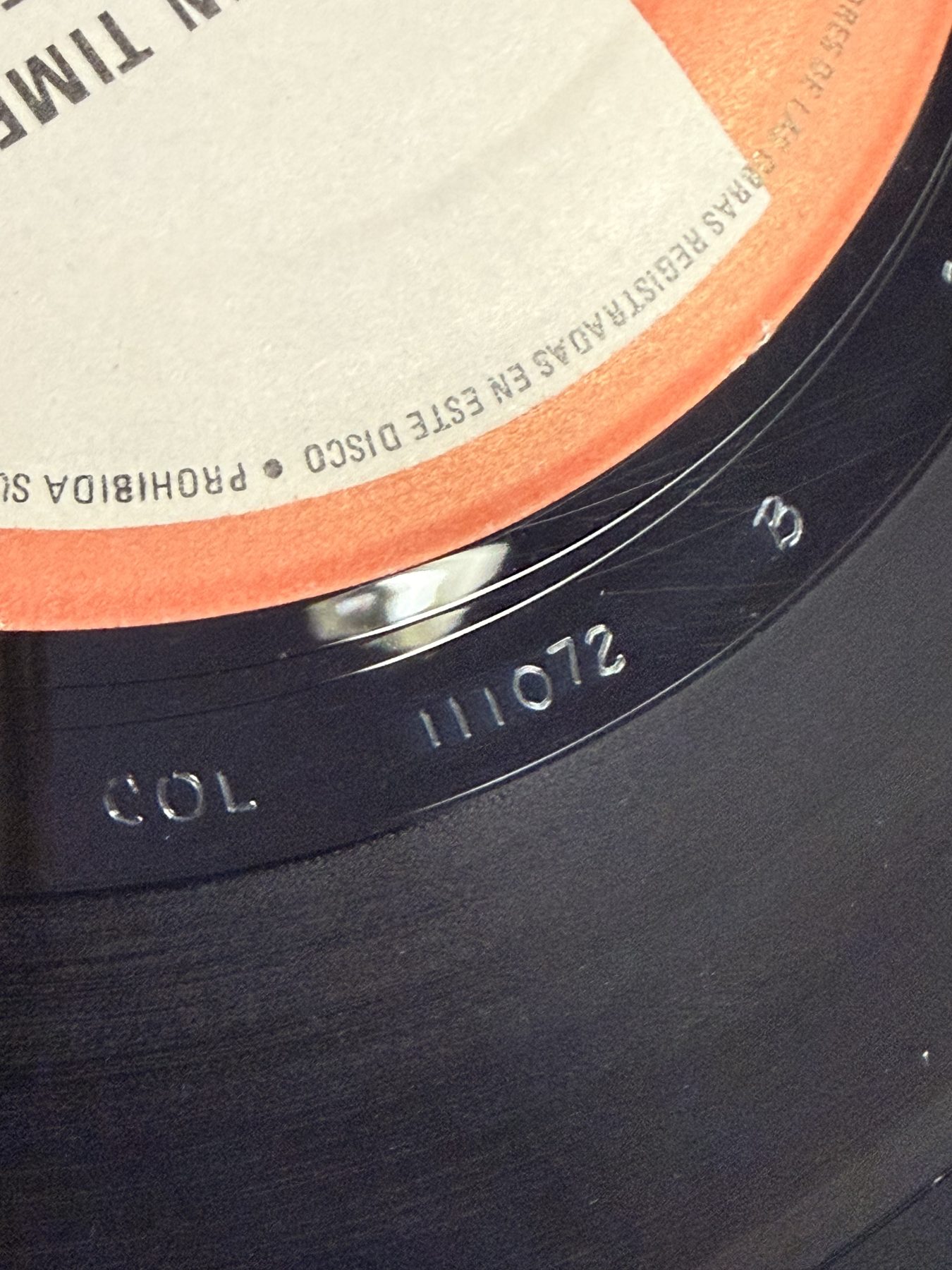 Photograph IMG_2805.jpg of pressing 137, Colombia