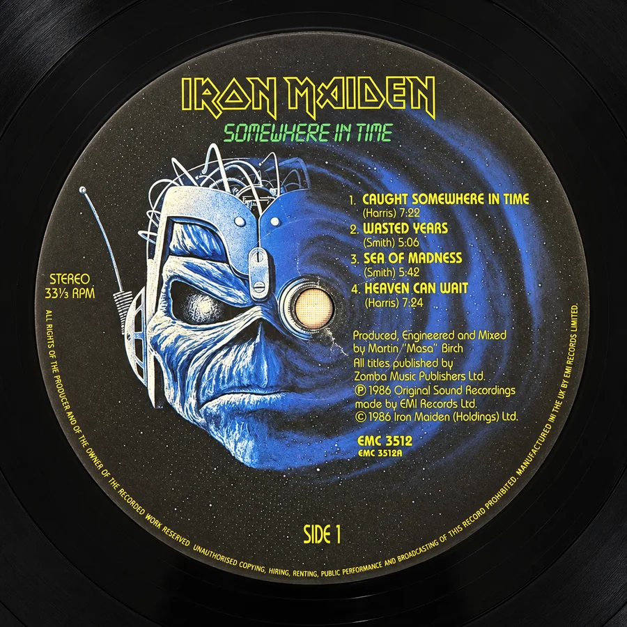 Label of pressing 141, UK