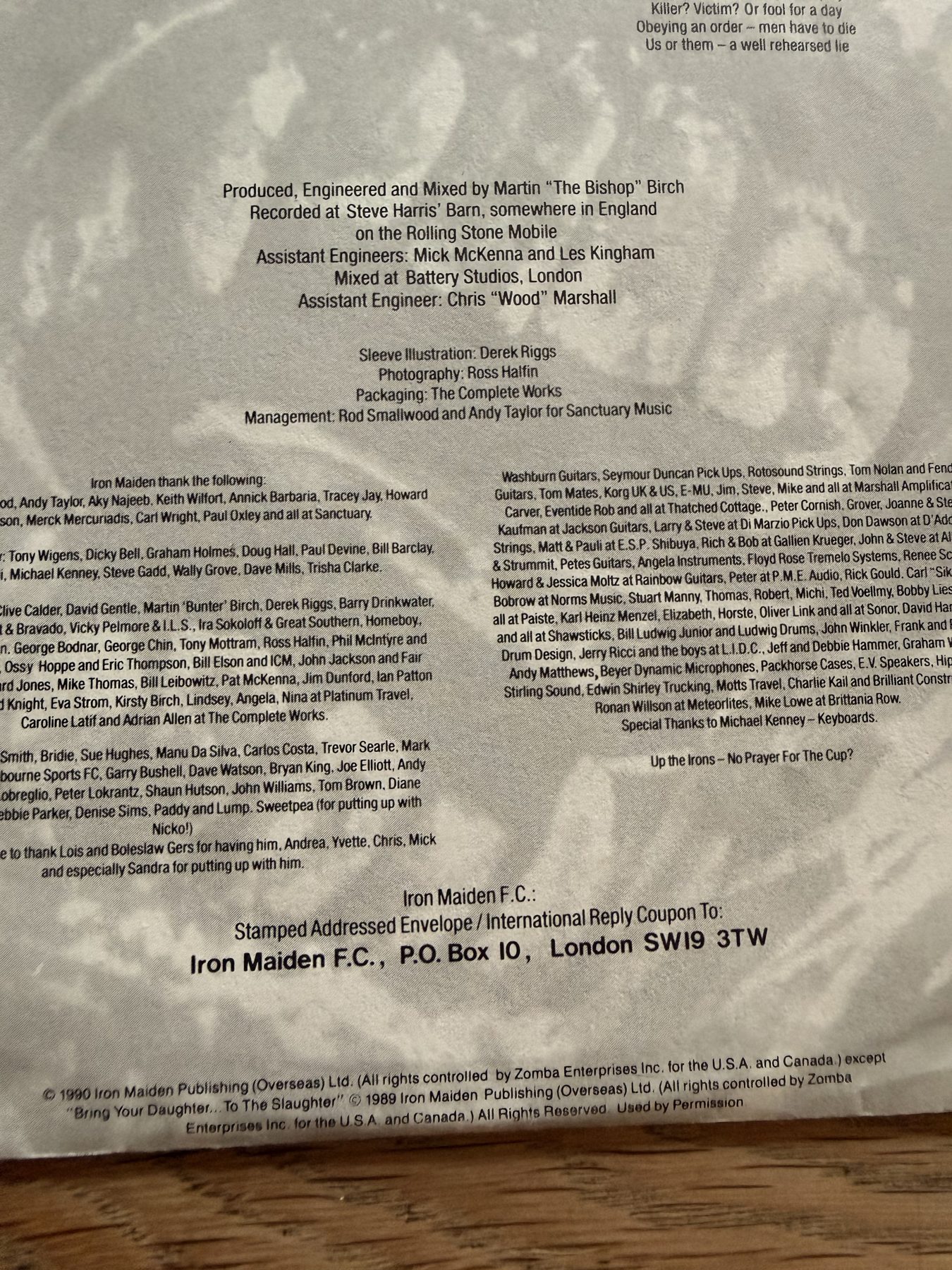 Photograph IMG_3470.jpg of pressing 165, US