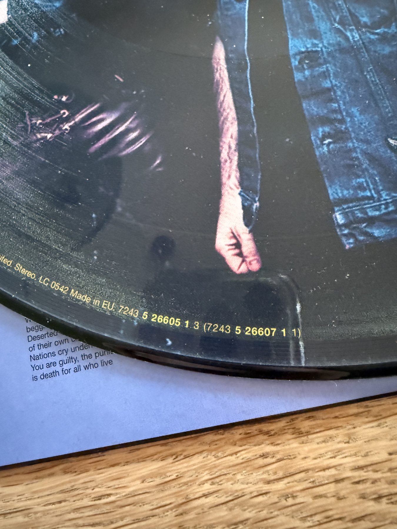 Photograph IMG_3535.jpg of pressing 167, UK & Europe