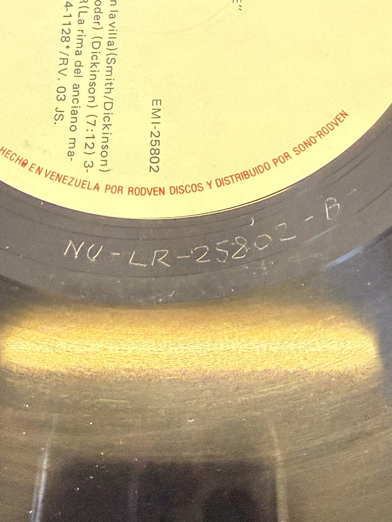 Photograph IMG_4047.jpg of pressing 190, Venezuela