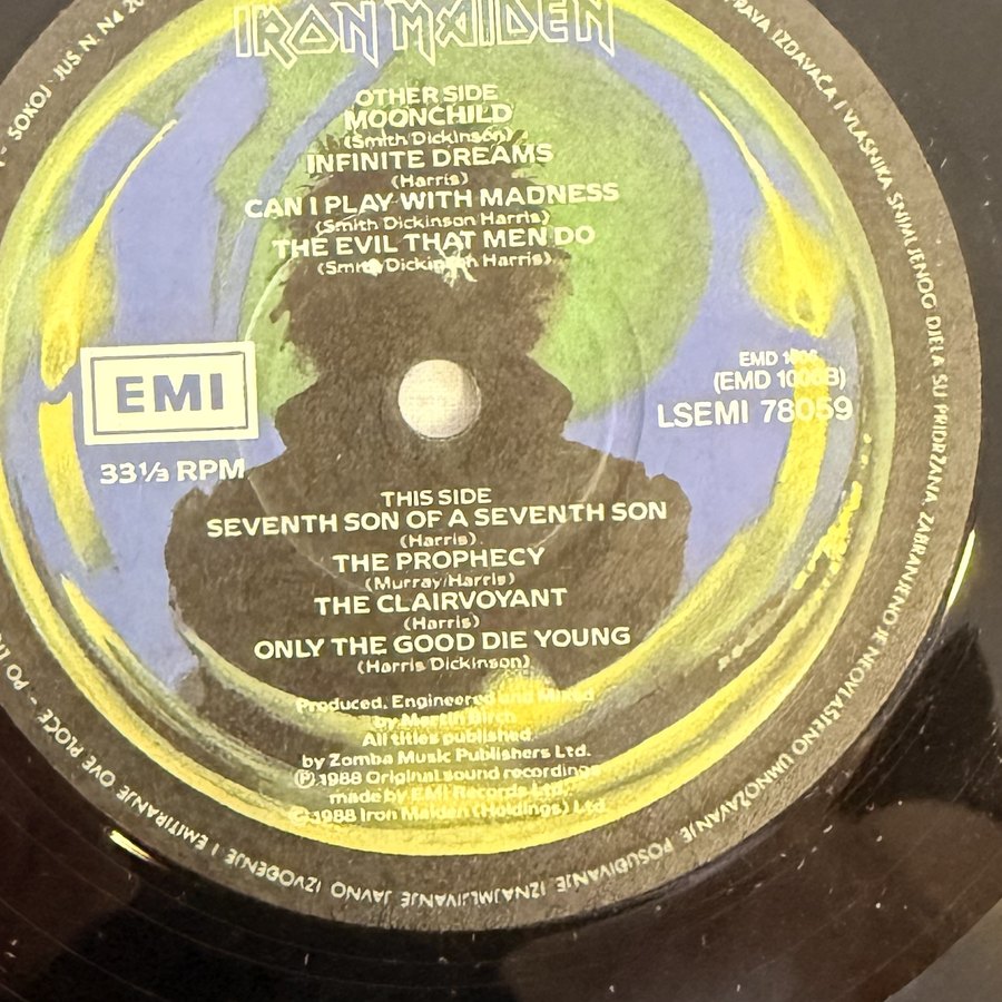 Label of pressing 20, Yugoslavia