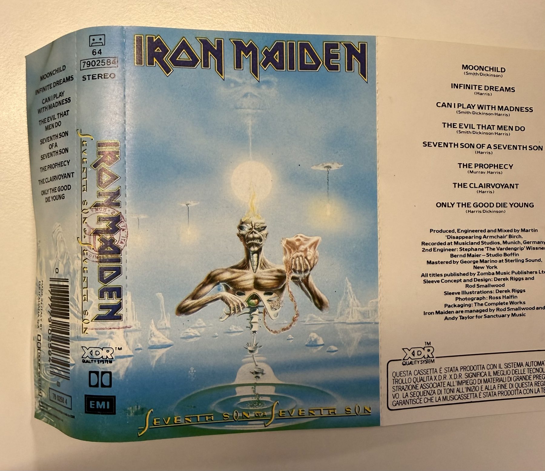 A photograph of pressing 201, Italy