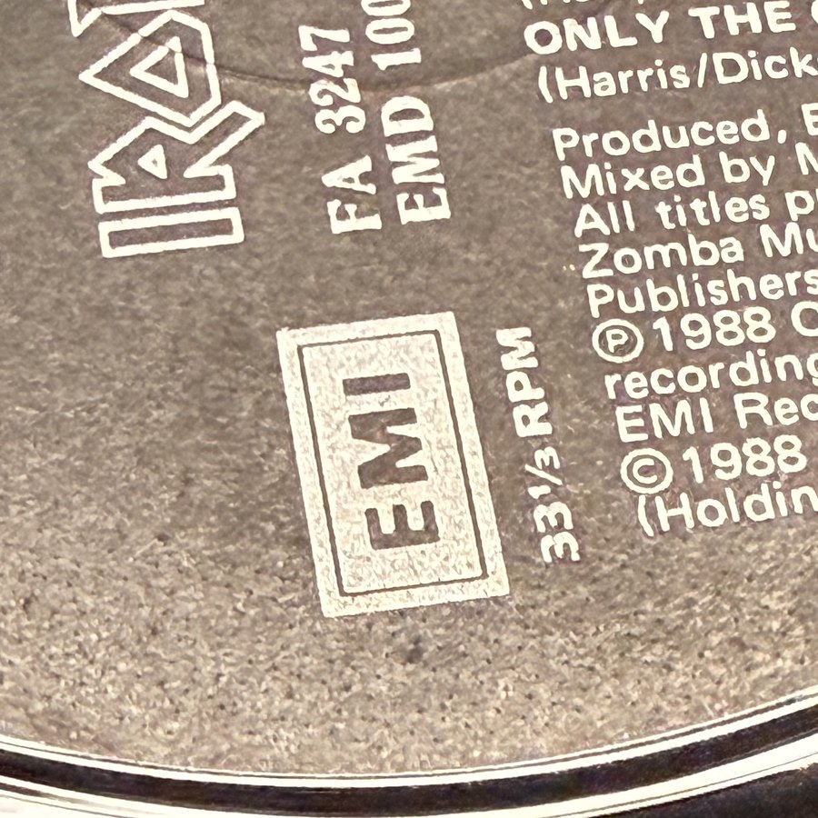 Label of pressing 38, Russia