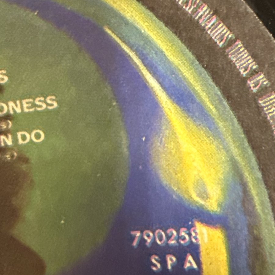 Label of pressing 43, Portugal