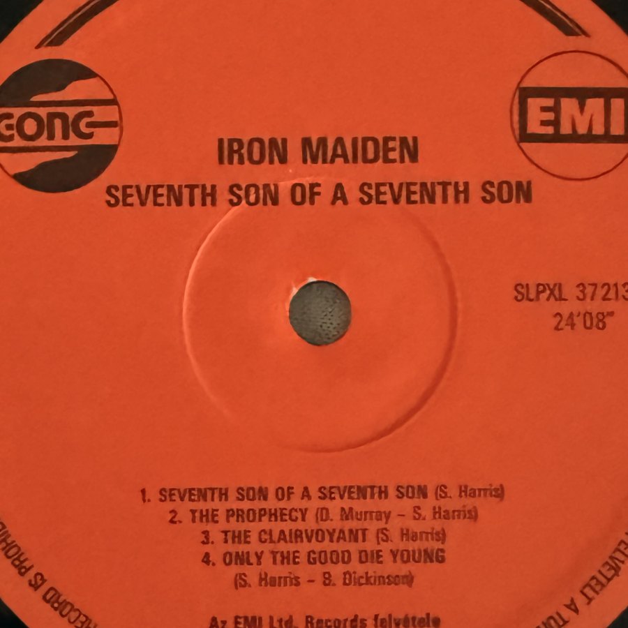 Label of pressing 47, Hungary