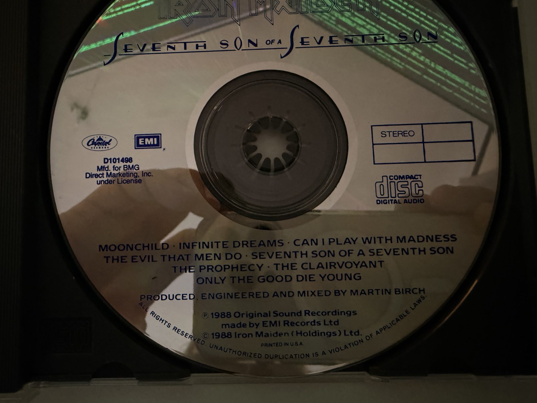 Photograph IMG_1813.jpg of pressing 98, US