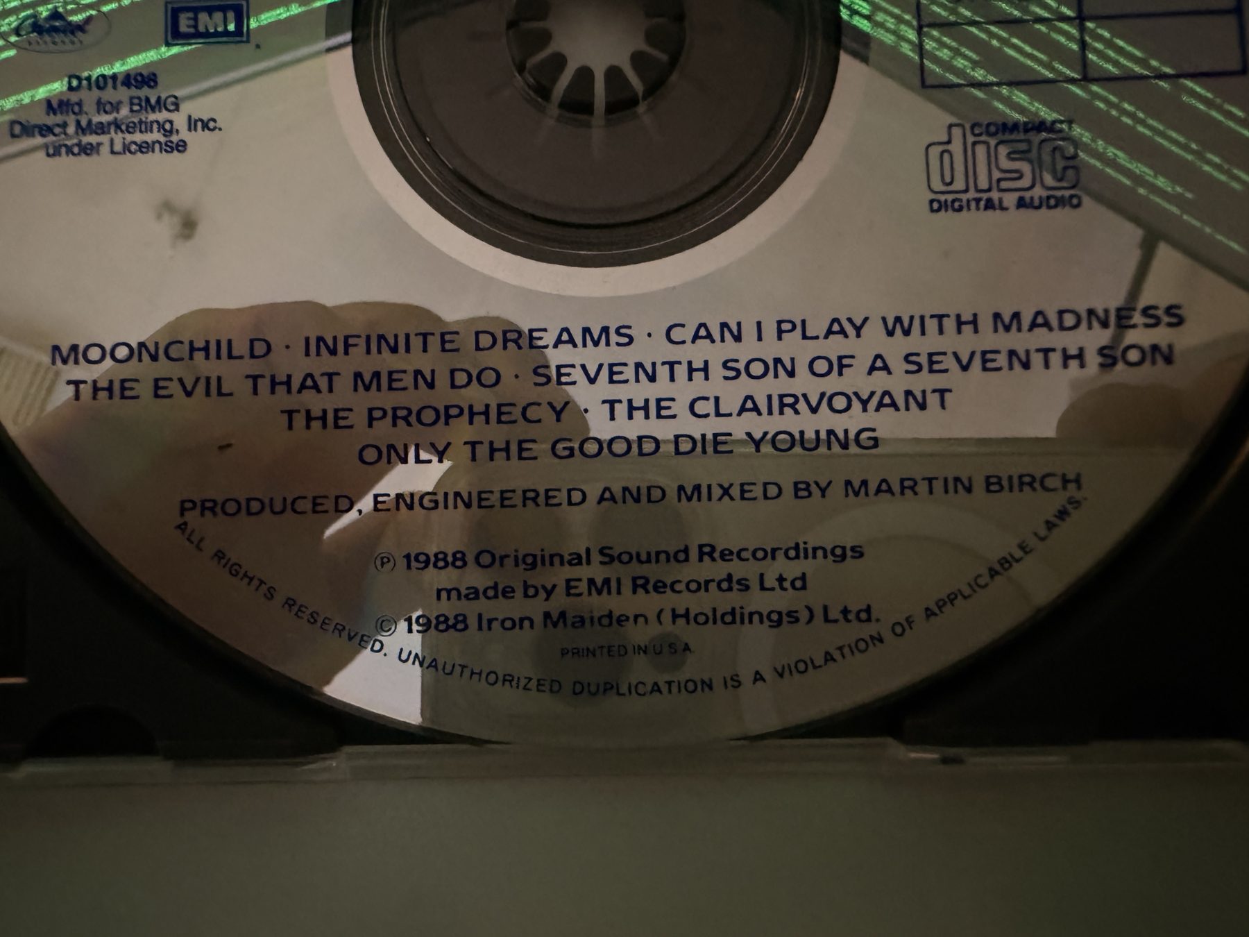 Photograph IMG_1814.jpg of pressing 98, US